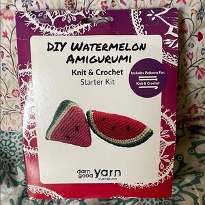 Darn Good Yarn Watermelon Amigurumi Starter Kit
